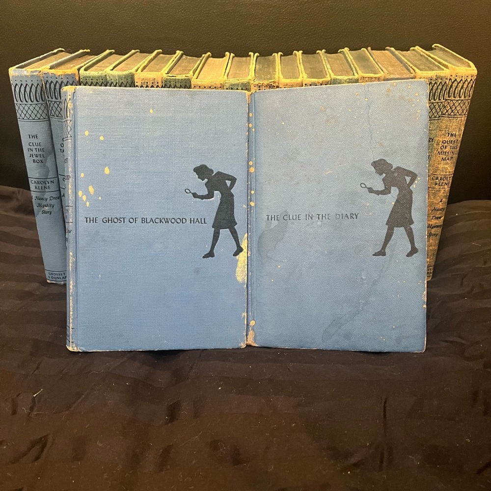 ✨Vintage Nancy Drew Book Lot • Early Blue Hardcovers • Classic Mystery Stories 📚